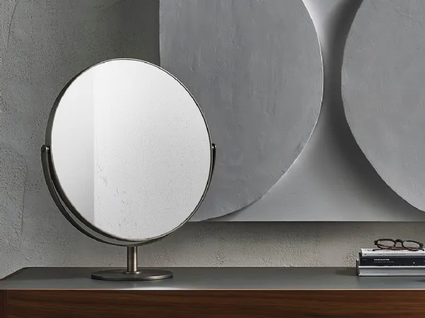 Adjustable mirror with brass frame Afrodite by Porada
