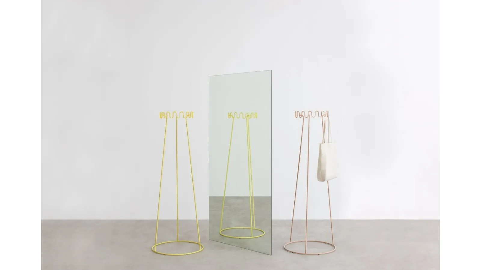 Crown Coat Rack in Steel Rod by Desalto