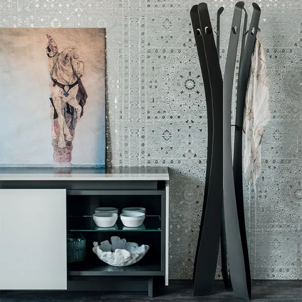 Painted steel coat rack Valdo by Cattelan Italia