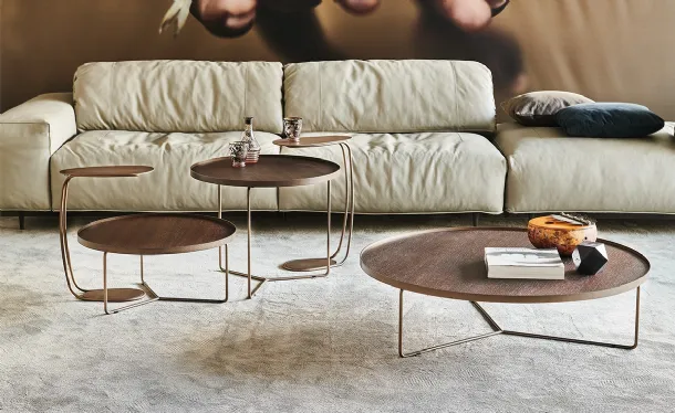 Billy Wood Side Table by Cattelan Italia