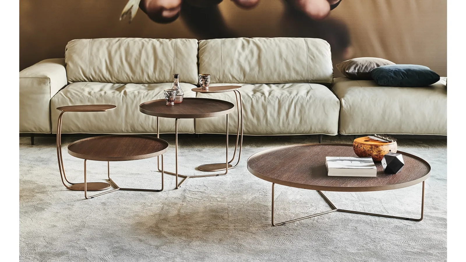 Billy Wood Side Table by Cattelan Italia