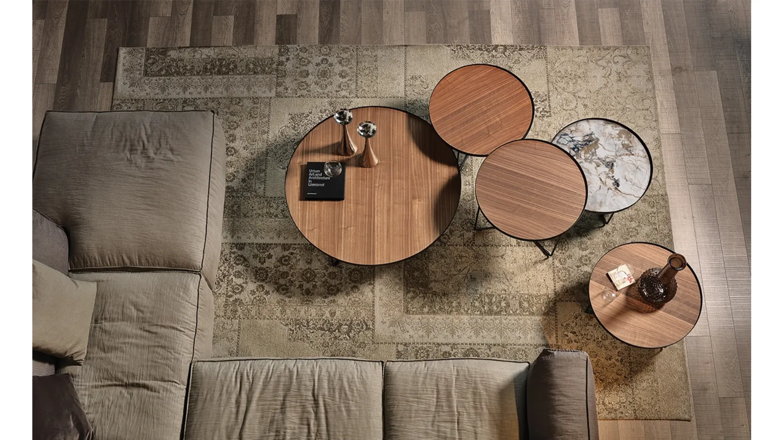 Billy Wood Coffee Table by Cattelan Italia