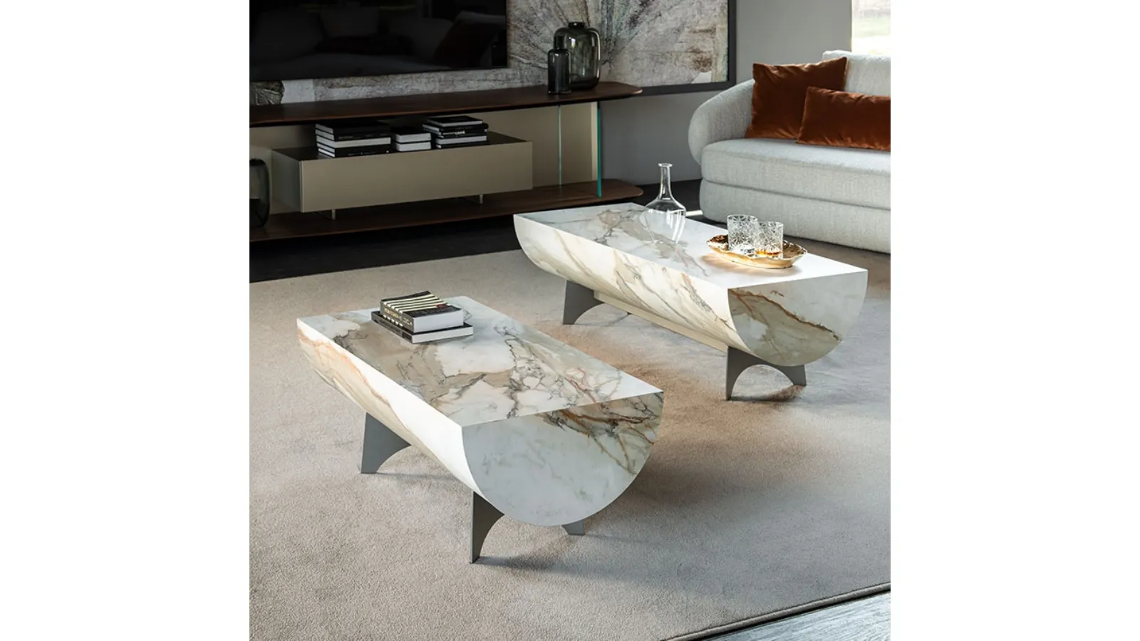 Caesar coffee table by Cattelan Italia