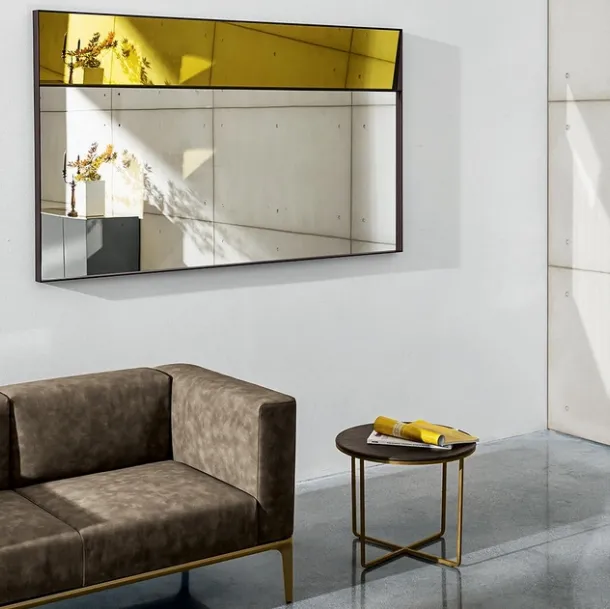Two-color Campos mirror with metal frame by Sovet
