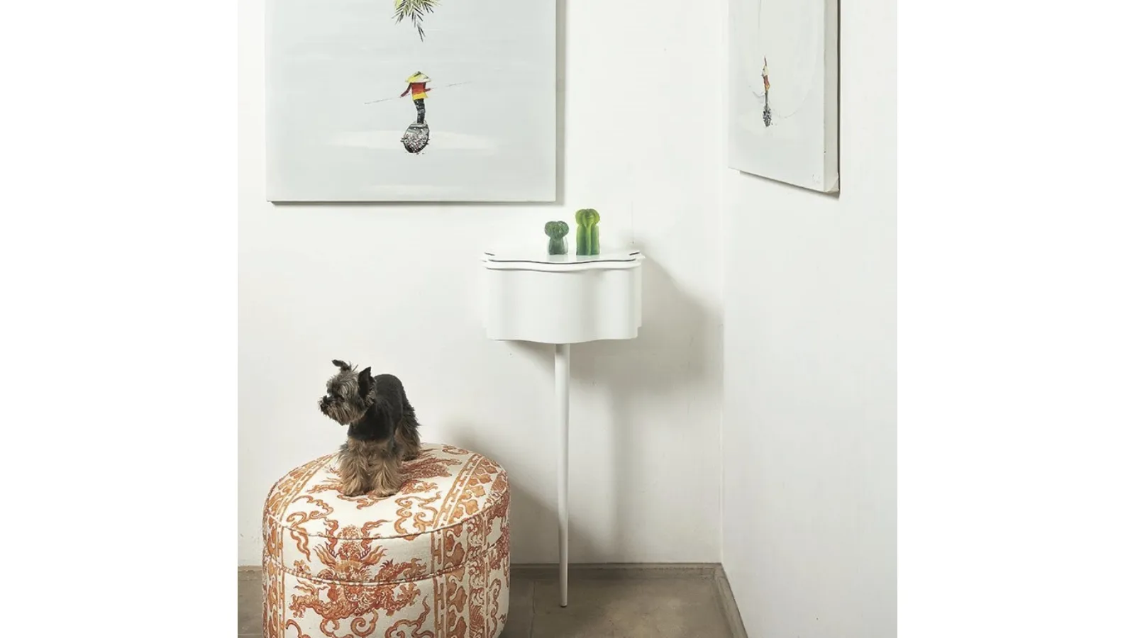 Carlino CM storage coffee table by Zanotta