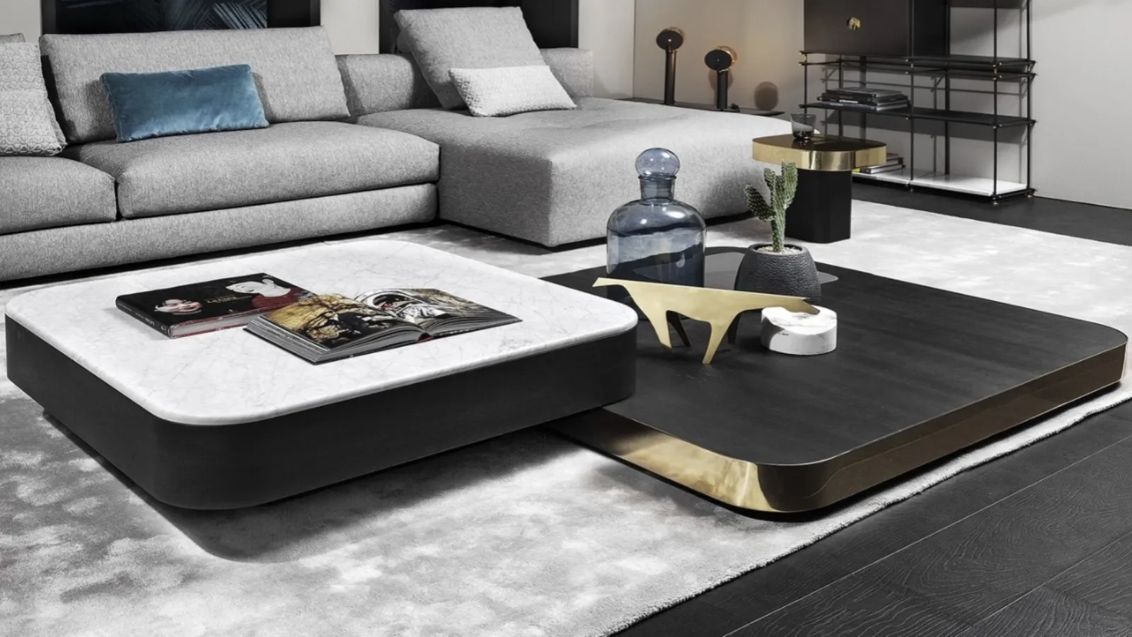Solid color Carpet by Vibieffe