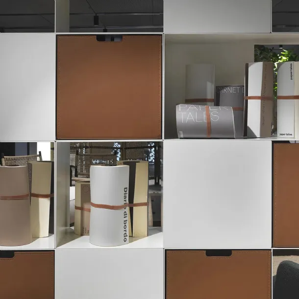 Flexform Leather Box Container