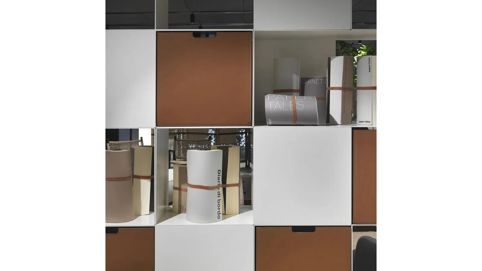 Flexform Leather Box Container