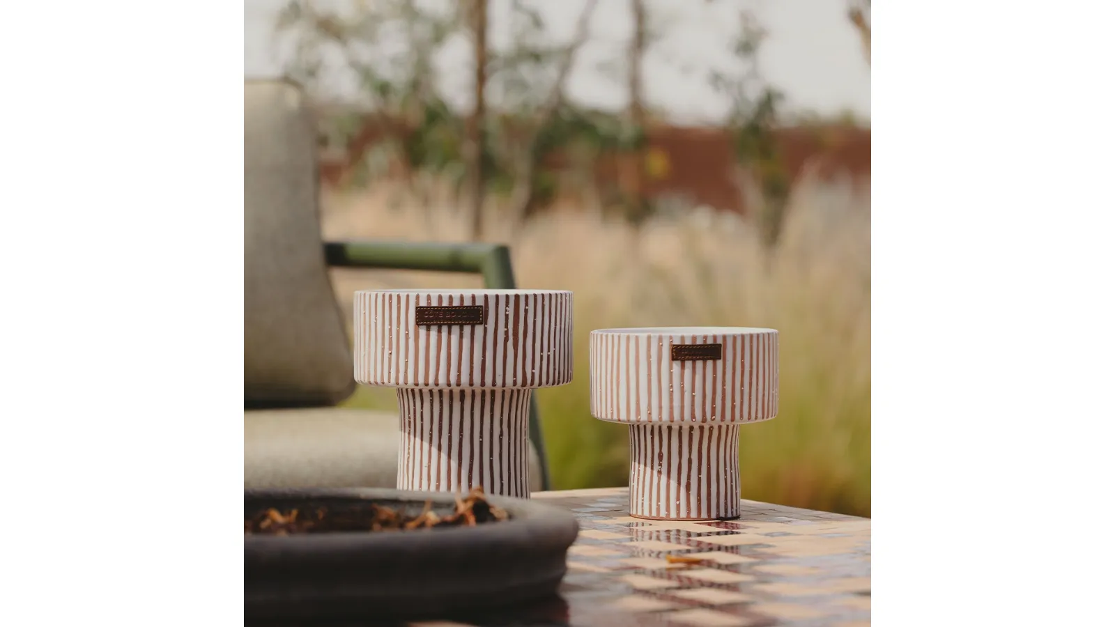 Candle Céramic Collection Zebrata by Côté Bougie