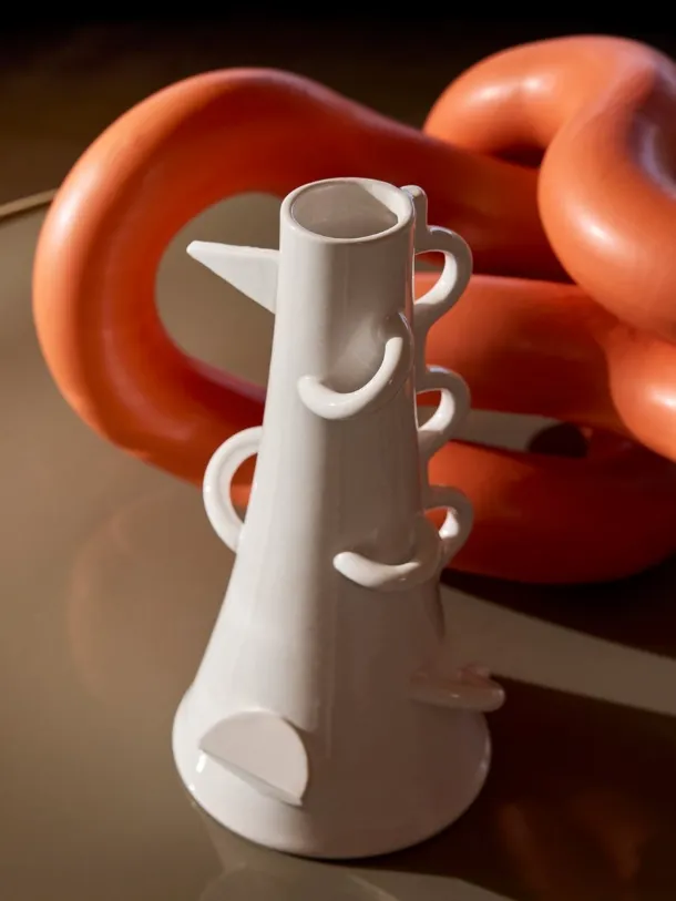 Dealbata 9552 ceramic vase by Zanotta