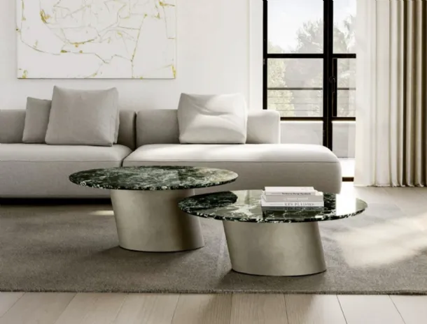 Dorado Low coffee table with Eforma marble top