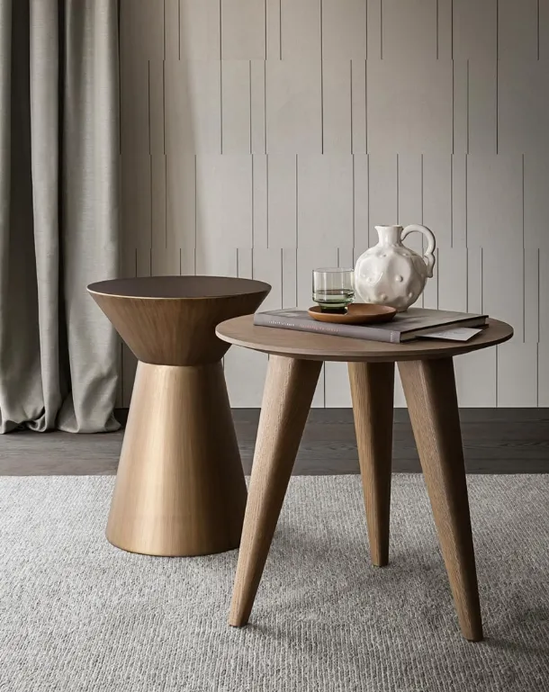 Eddy wooden side tables by Giellesse