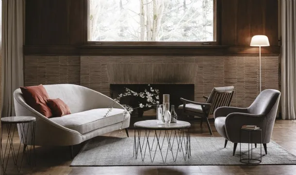 Floris side tables with Vibieffe marble top