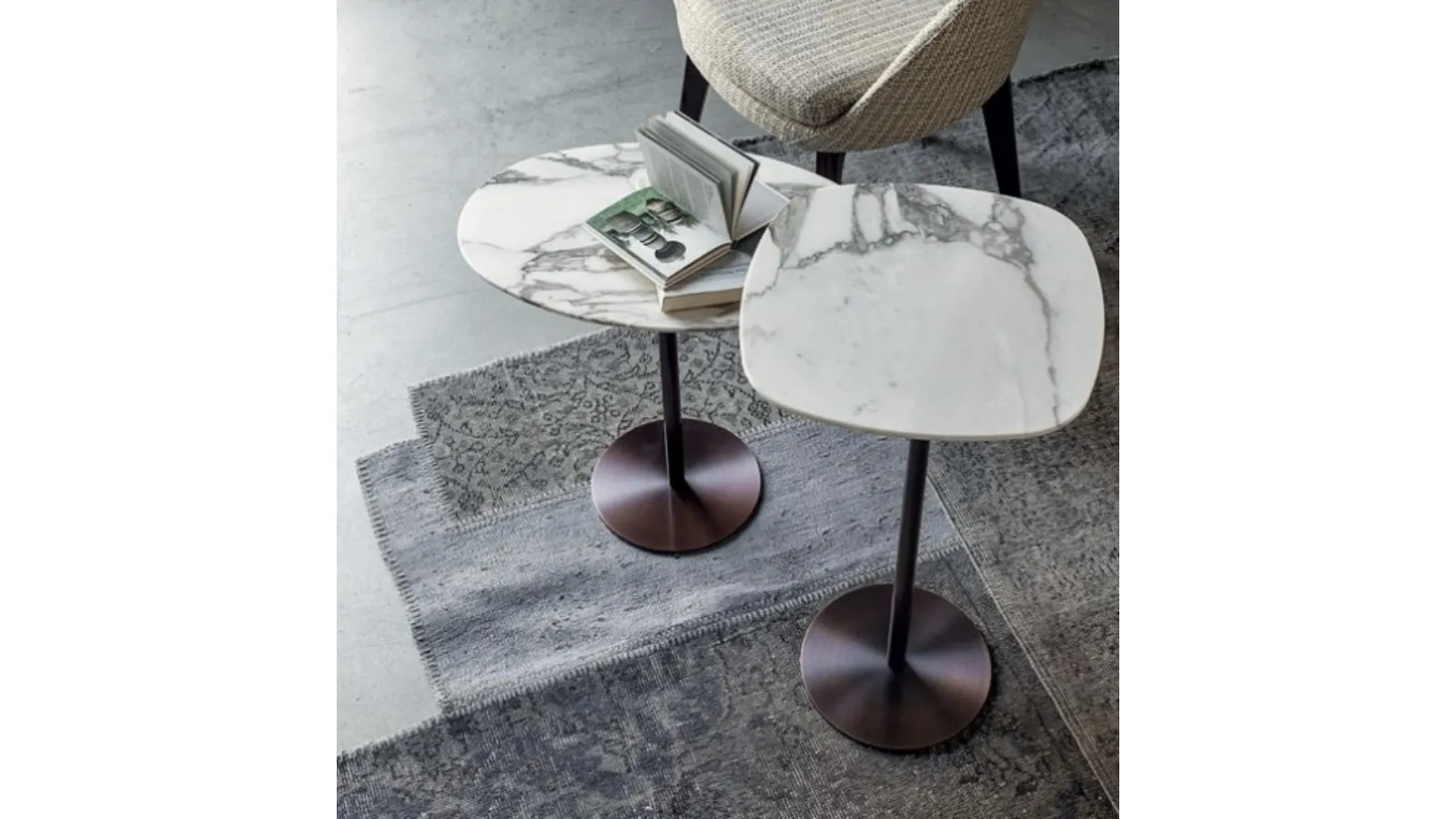 Form Side Table in Vibieffe Marble