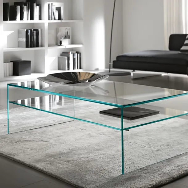 Fratina 2 Glass Bridge Coffee Table by Tonelli
