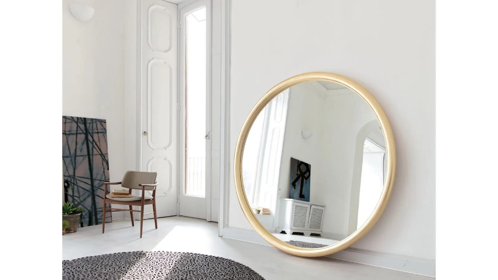 Round Mirror Giove by Porada