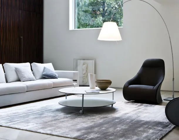Girò side table with wheels by Zanotta