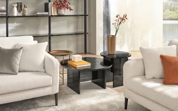 Gliss glass design coffee table by Fiam