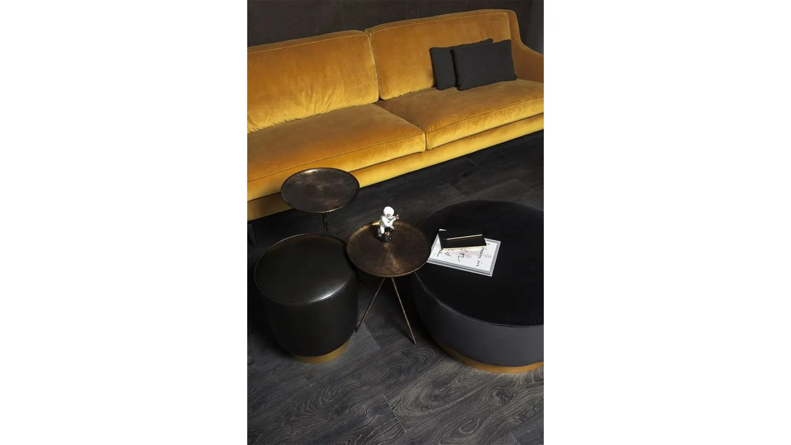 Him&Her Brass Side Table by Vibieffe