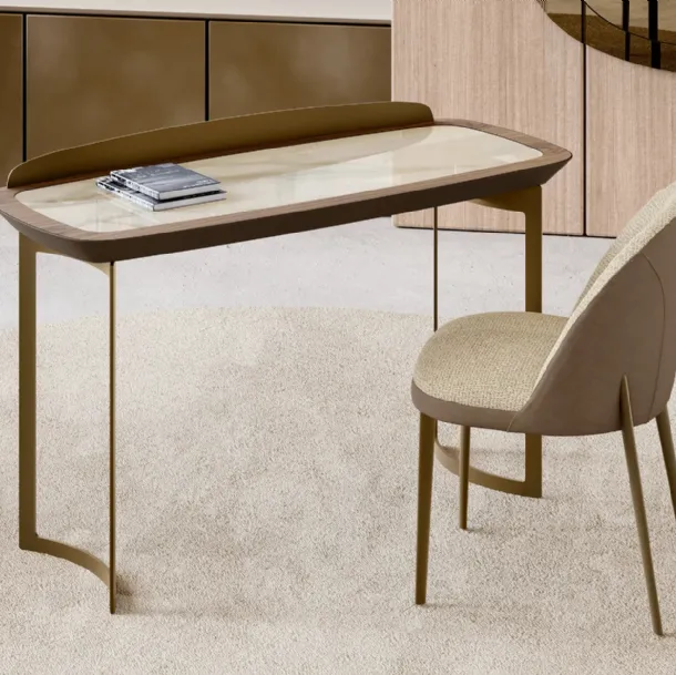 Icon desk writing desk with ceramic top by Eforma