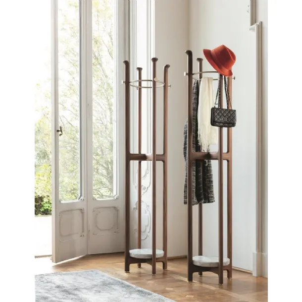 Solid wood coat rack Igor by Porada
