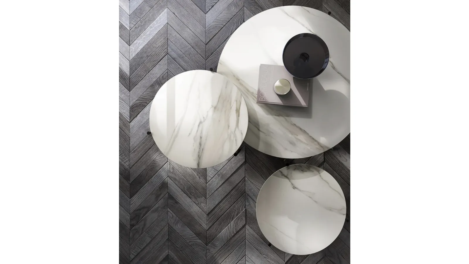 Jack coffee table with ceramic top by Eforma