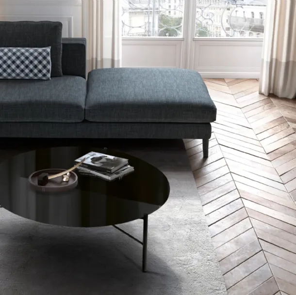 Jack side table with crystal top by Eforma