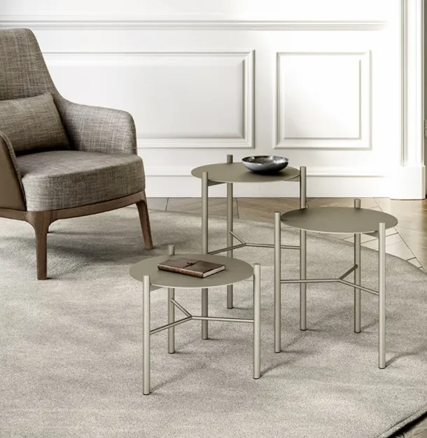Jack metal side table by Eforma