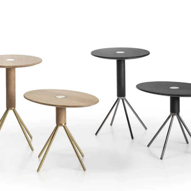 Jeño wooden coffee table by Porada