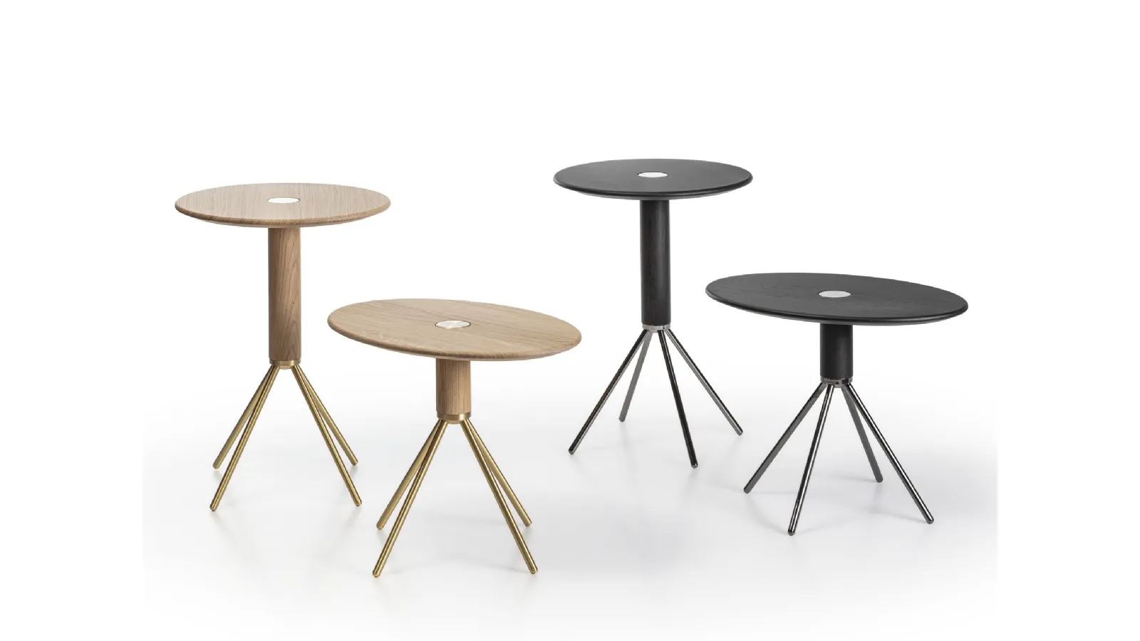 Jeño wooden coffee table by Porada