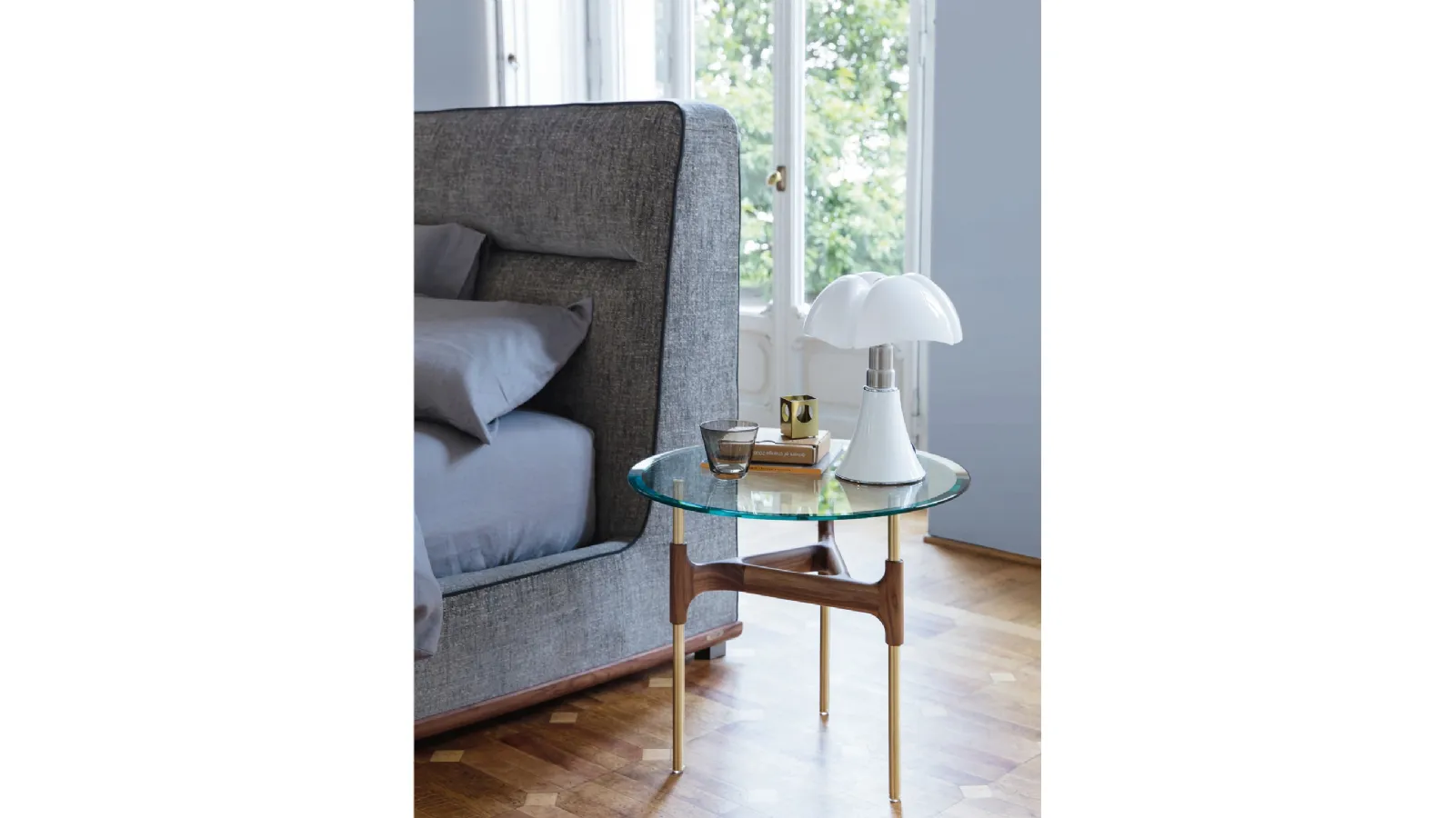 Joint Glass Coffee Table by Porada