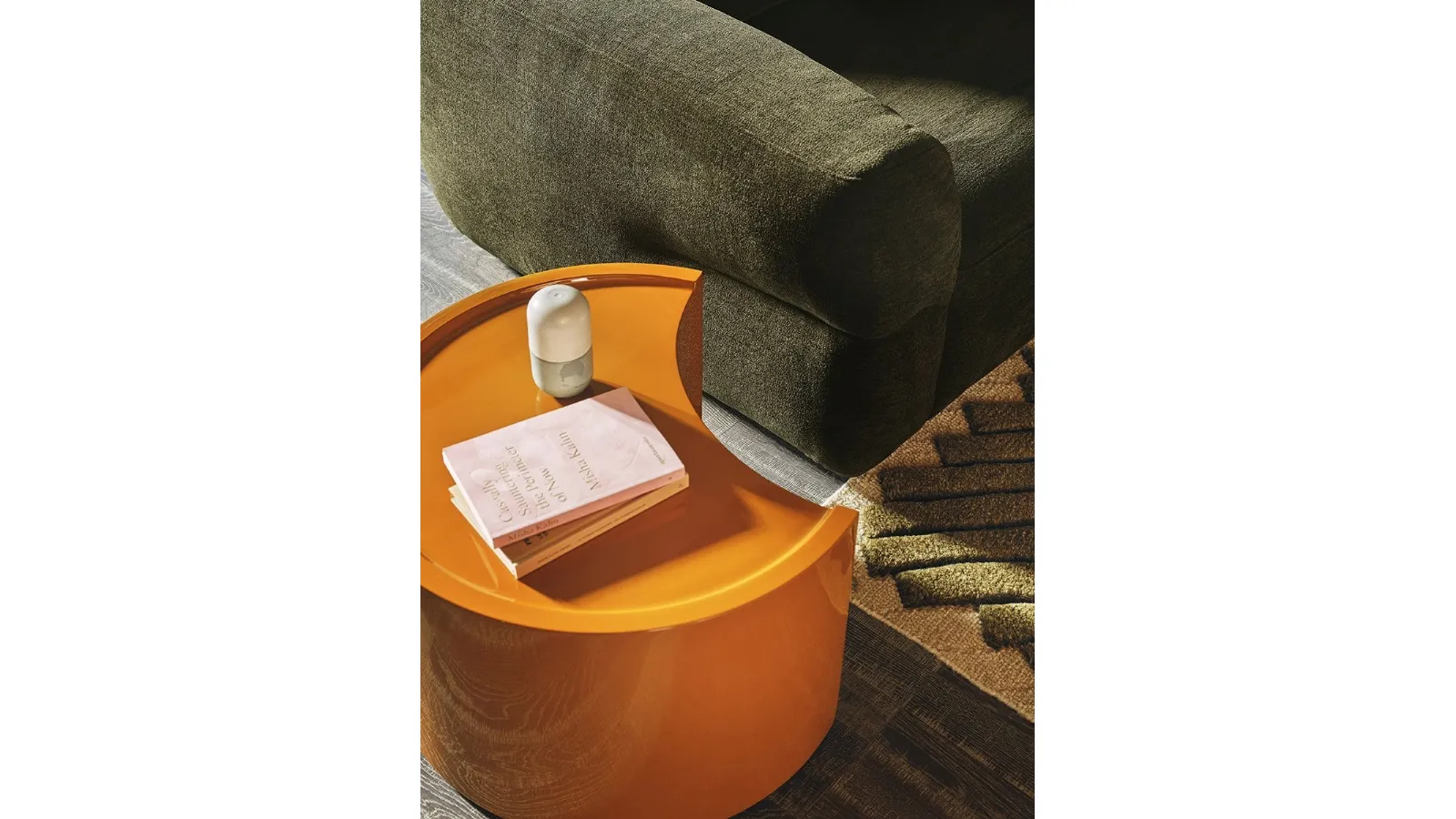 Low Bol rigid polyurethane coffee table by Zanotta