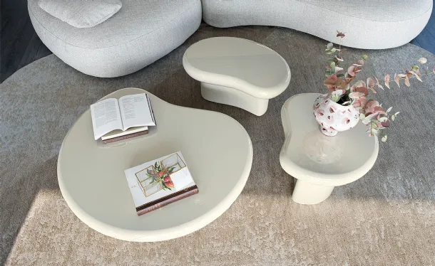 Matera ceramic side tables by Cattelan Italia