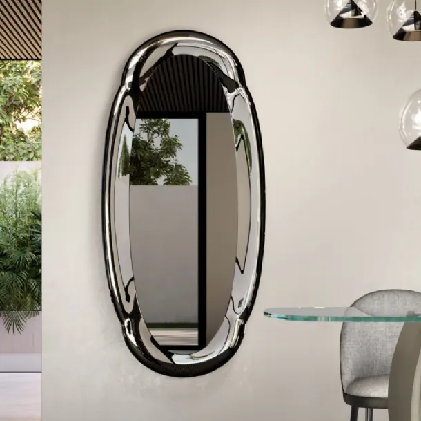 Matisse glass-framed mirror by Eforma