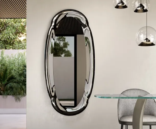 Matisse glass-framed mirror by Eforma