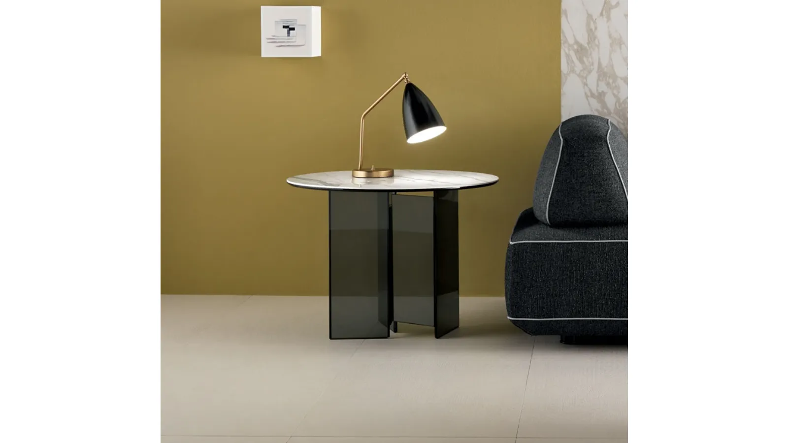 Metropolis Side Table by Tonelli