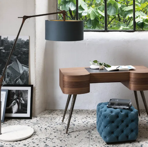 Micol walnut desk by Porada