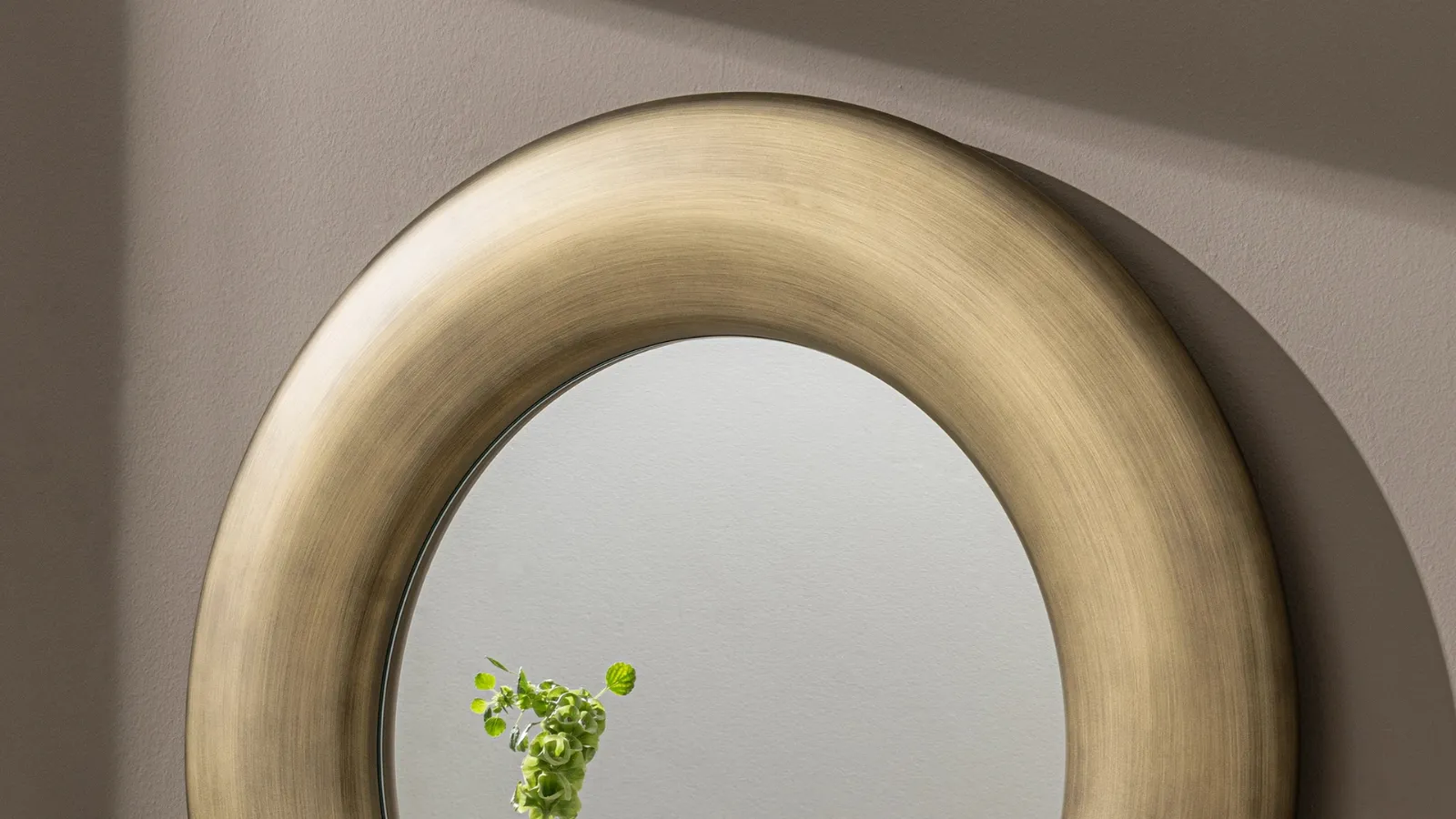 Orbit Mirror with Aluminum Frame by Sovet