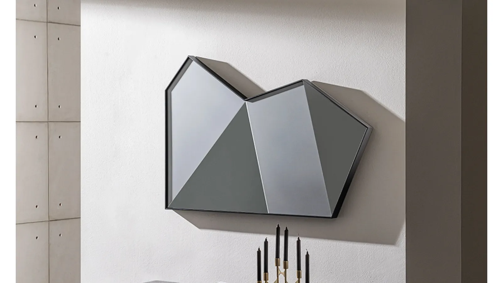 Origani Mirror with Metal Frame by Sovet
