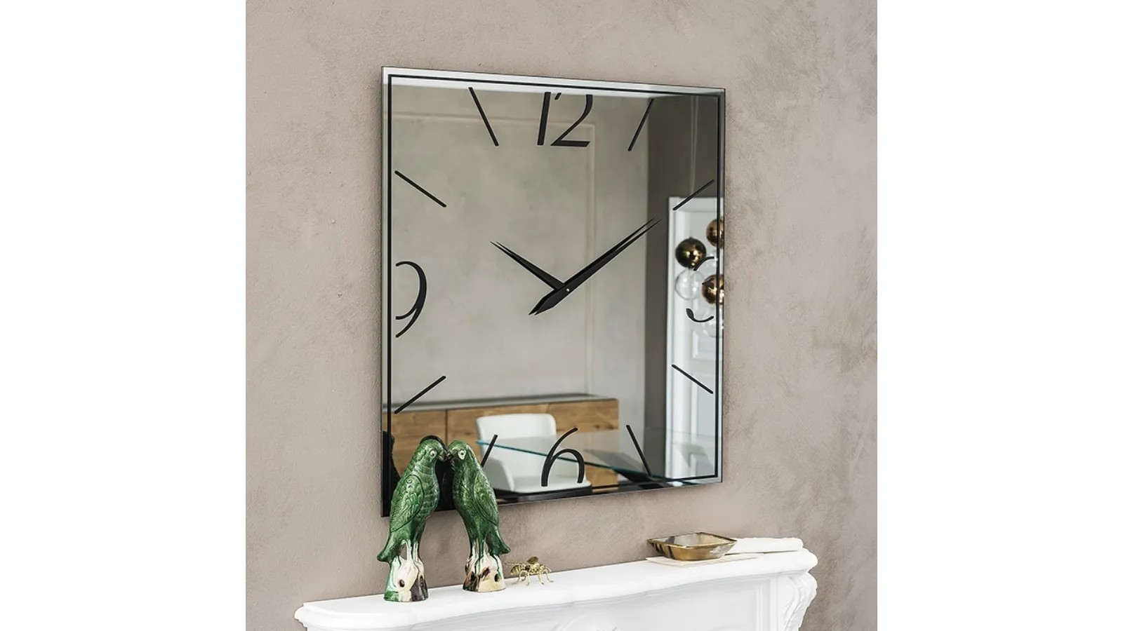 Mirrored Clock Moment by Cattelan Italia