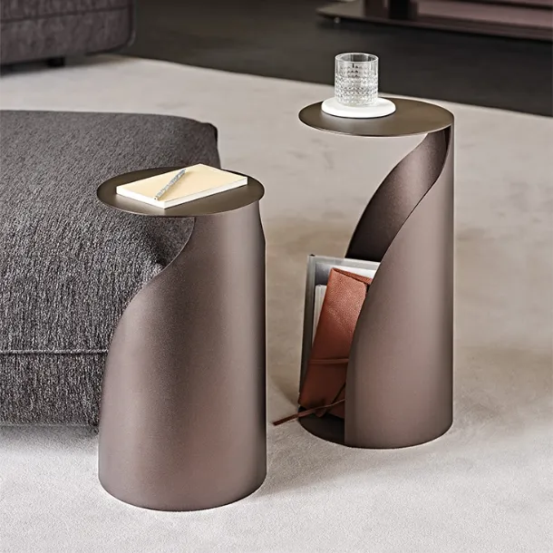 Penguin painted steel side table by Cattelan Italia