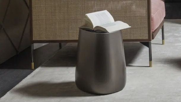 Bronze Pico polyurethane side table by Vibieffe
