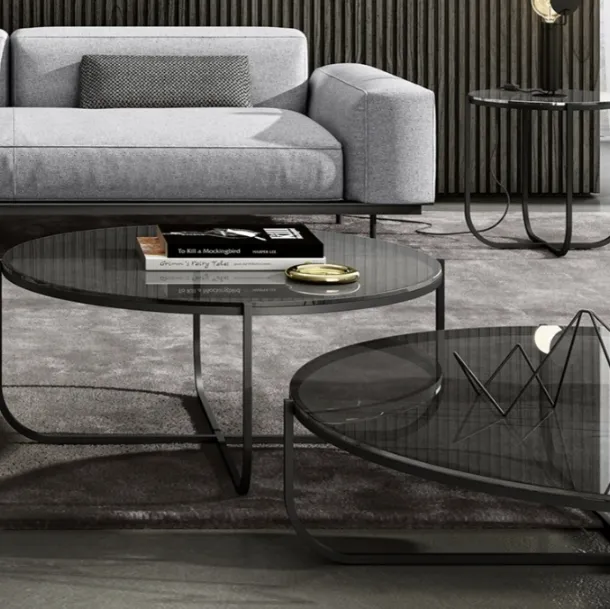 Vibieffe Round Quadri Coffee Table