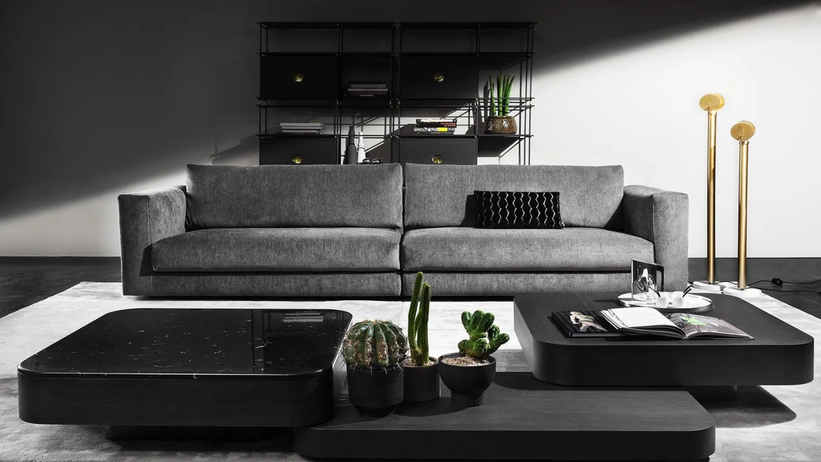 Quadri Tondo Coffee Table in marble or Vibieffe wood