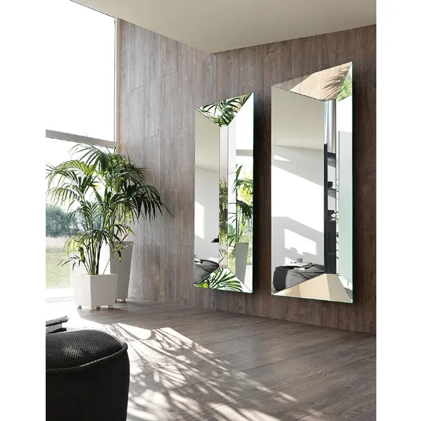 Reverso Mirror with Inclined Surfaces by Fiam