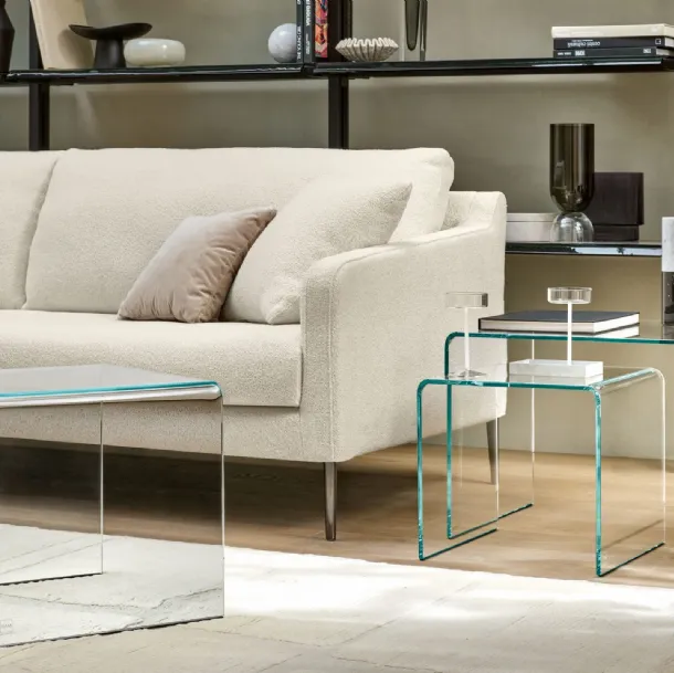 Rialto Tris di Fiam glass coffee table