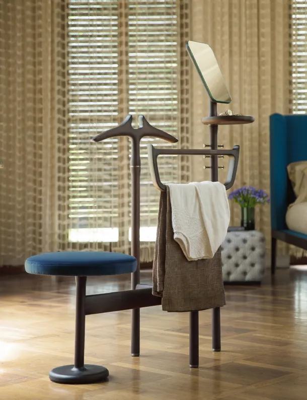 Solid wood coat rack Sam by Porada