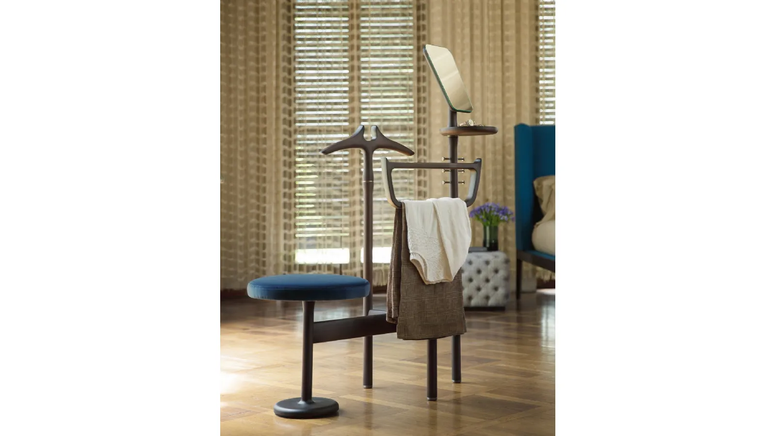 Solid wood coat rack Sam by Porada