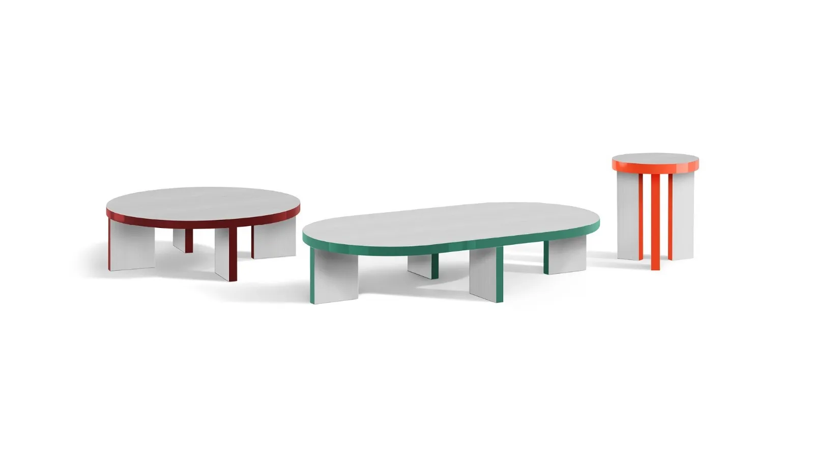 Slice Me Nice side tables by Zanotta