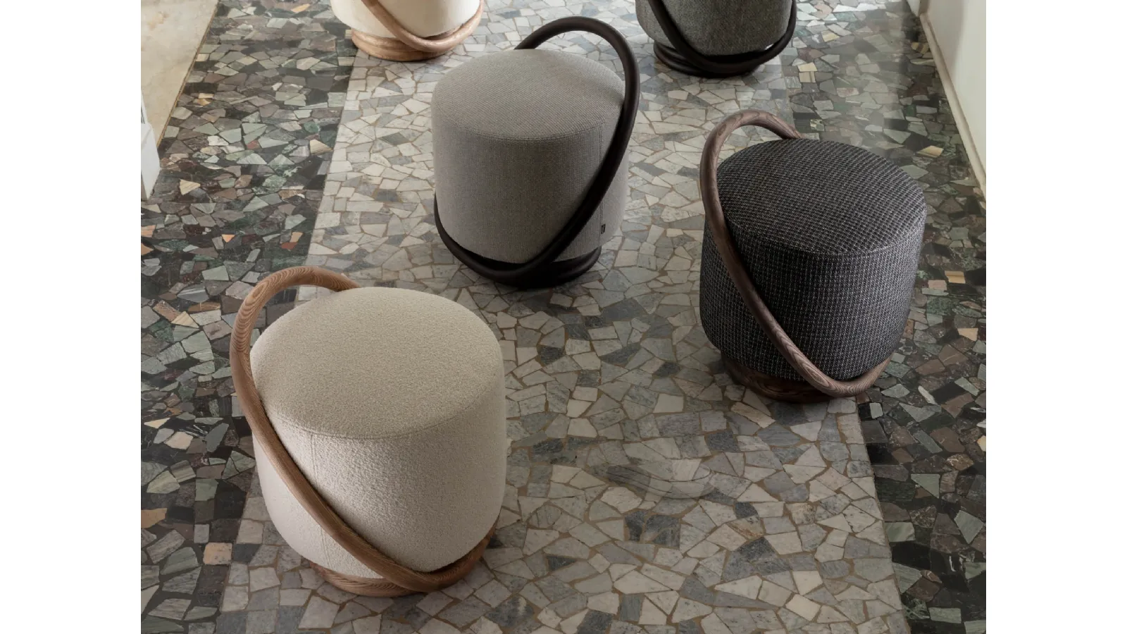 Smile Pouf by Porada